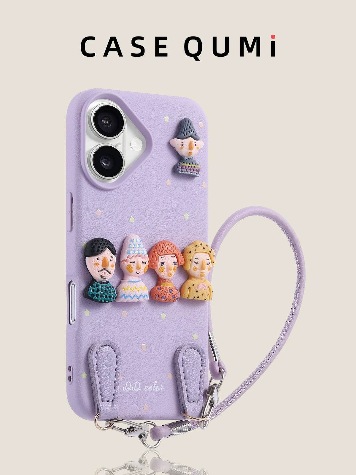 3D Figürlü Sanatsal iPhone Kılıfı – Özel Seri