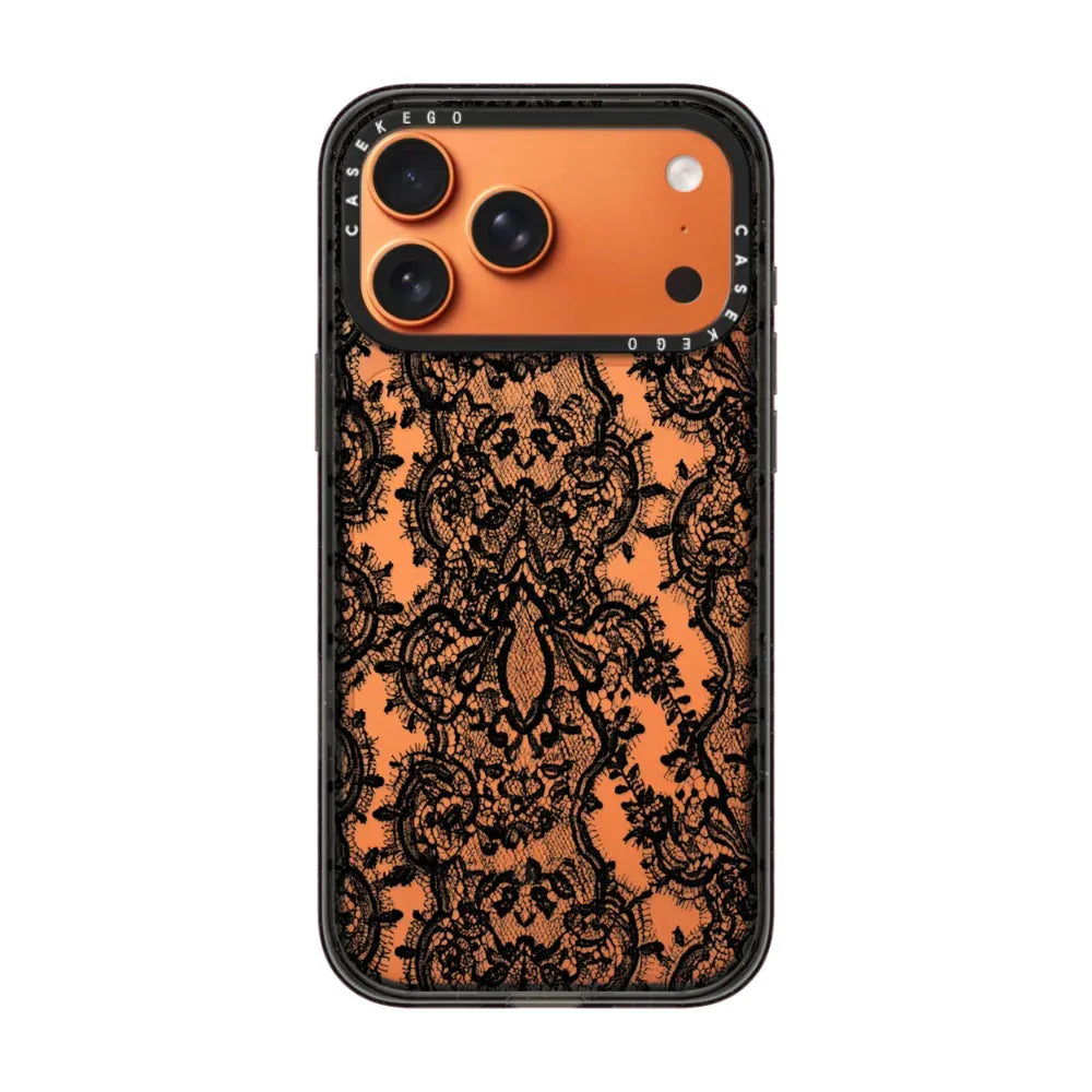 Dantel Desenli  iPhone Kılıfı – Telefon Rengini Gösteren Tasarım