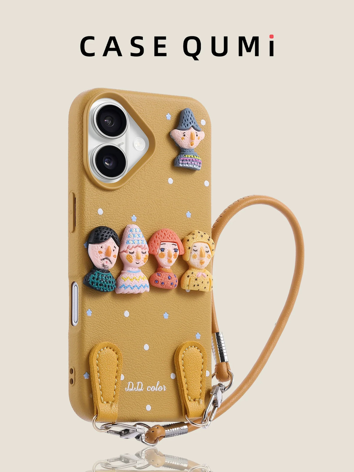 3D Figürlü Sanatsal iPhone Kılıfı – Özel Seri