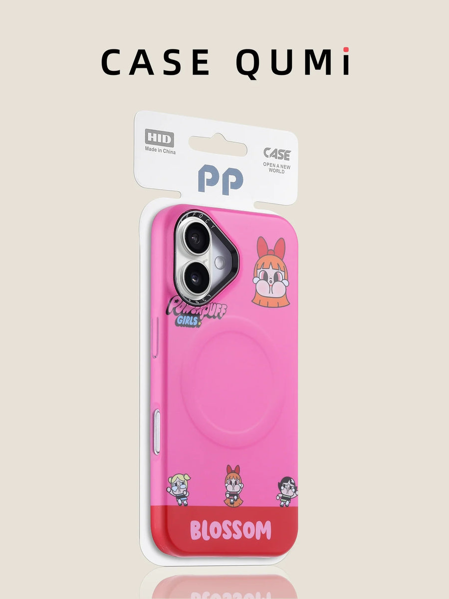 Powerpuff Girls Blossom 3D Magnetic iPhone Kılıfı