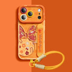 Tasarım 01 Qumi Minnie Mouse Bileklikli Sıvı Silikon iPhone Kılıfı