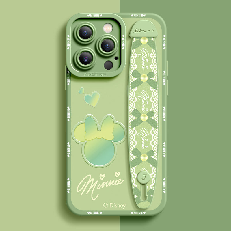 Tasarım 02 Qumi Bileklikli Sıvı Silikon iPhone Kılıfı
