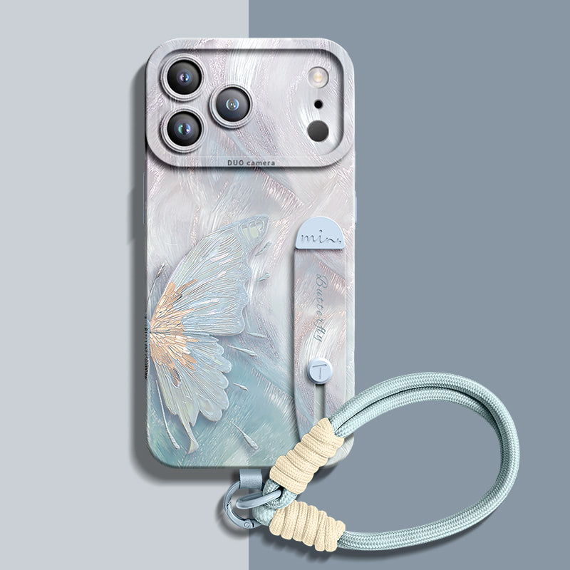 Tasarım 03 Qumi Bileklikli Sıvı Silikon iPhone Kılıfı
