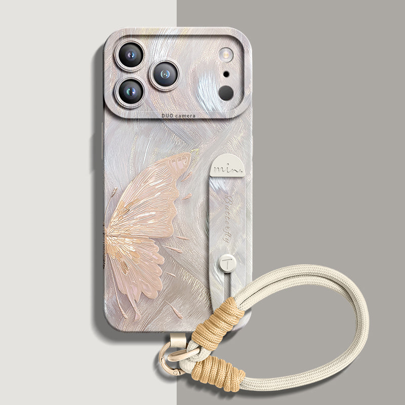 Tasarım 04 Qumi Bileklikli Sıvı Silikon iPhone Kılıfı