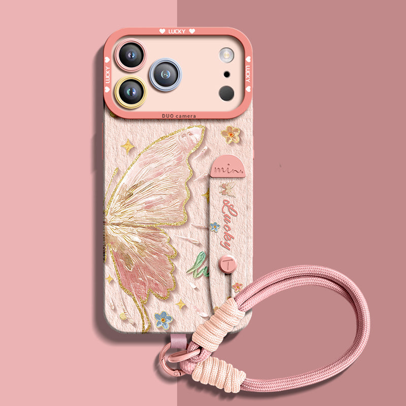 Tasarım 04 Qumi Bileklikli Sıvı Silikon iPhone Kılıfı