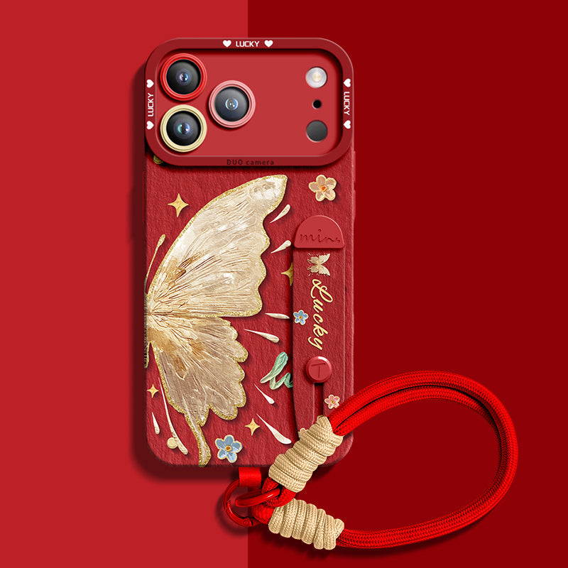 Tasarım 06 Qumi Bileklikli Sıvı Silikon iPhone Kılıfı