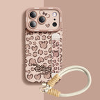 Tasarım 08 Qumi Disney Çizgi Film Desenli Bileklikli iPhone Kılıfı