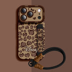 Tasarım 09 Qumi Disney Çizgi Film Desenli Bileklikli iPhone Kılıfı