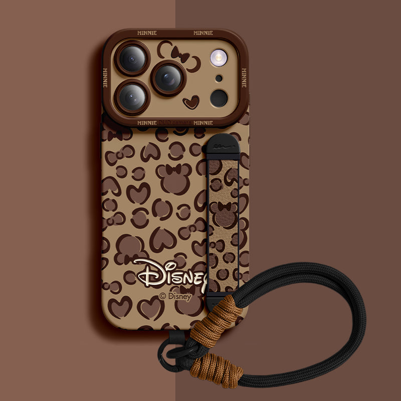 Tasarım 09 Qumi Disney Çizgi Film Desenli Bileklikli iPhone Kılıfı