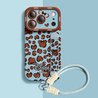 Tasarım 10 Qumi Disney Çizgi Film Desenli Bileklikli iPhone Kılıfı