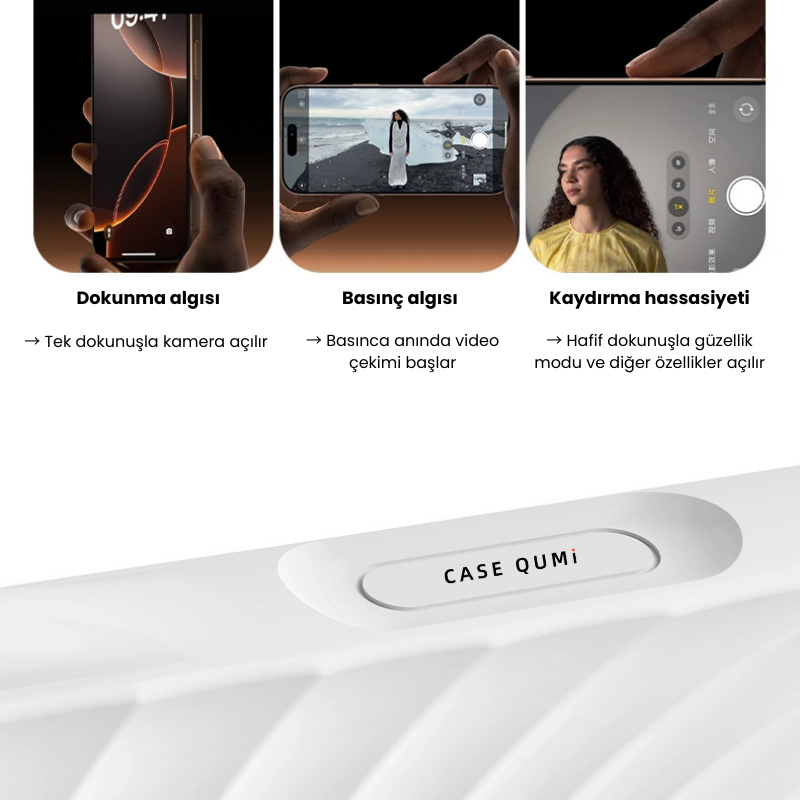 Dalgalı Tasarım Silikon Magsafe Koruyucu Kılıf - Siyah