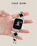 Brățară de lux cu detalii din piatră de trifoi pentru Apple Watch