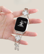 Brățară de lux cu detalii din piatră de trifoi pentru Apple Watch