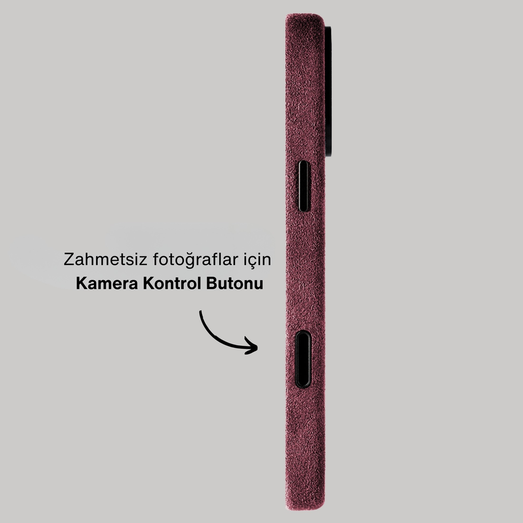Heltra Alcantara Telefon Kılıfı – Şık ve Dayanıklı Koruma