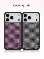 Sparkling Serisi Kristal Taşlı Lüks Tam Korumalı iPhone Kılıfı