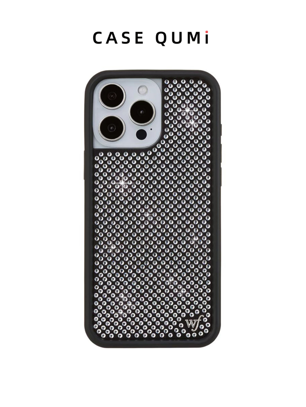 Sparkling Serisi Kristal Taşlı Lüks Tam Korumalı iPhone Kılıfı