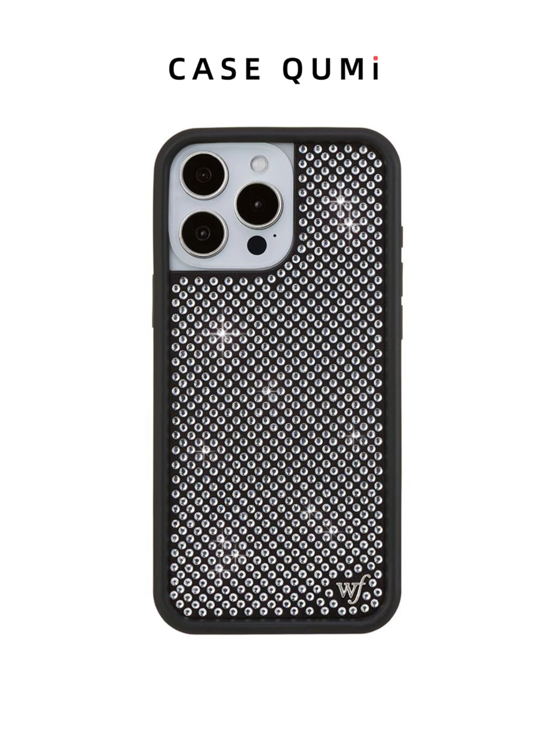 Sparkling Serisi Kristal Taşlı Lüks Tam Korumalı iPhone Kılıfı