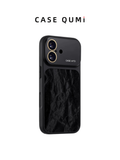 Husă iPhone cu Design Texturat și Protecție Magnetică a Lentilei