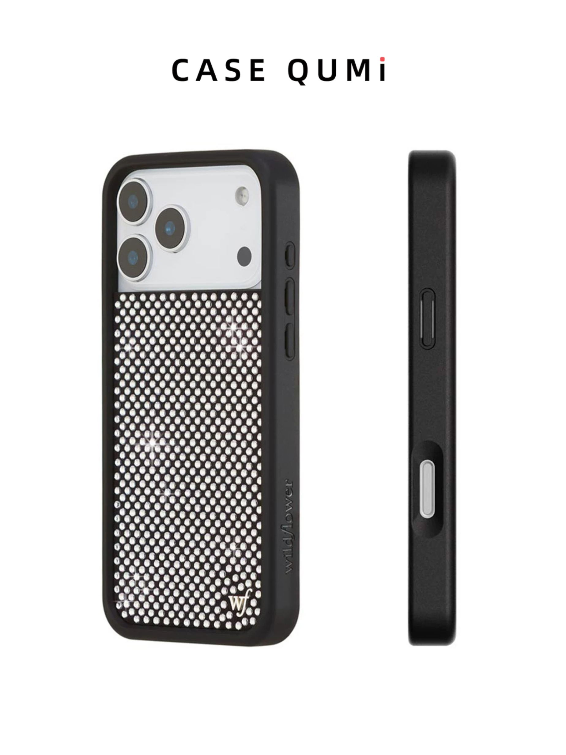 Sparkling Serisi Kristal Taşlı Lüks Tam Korumalı iPhone Kılıfı