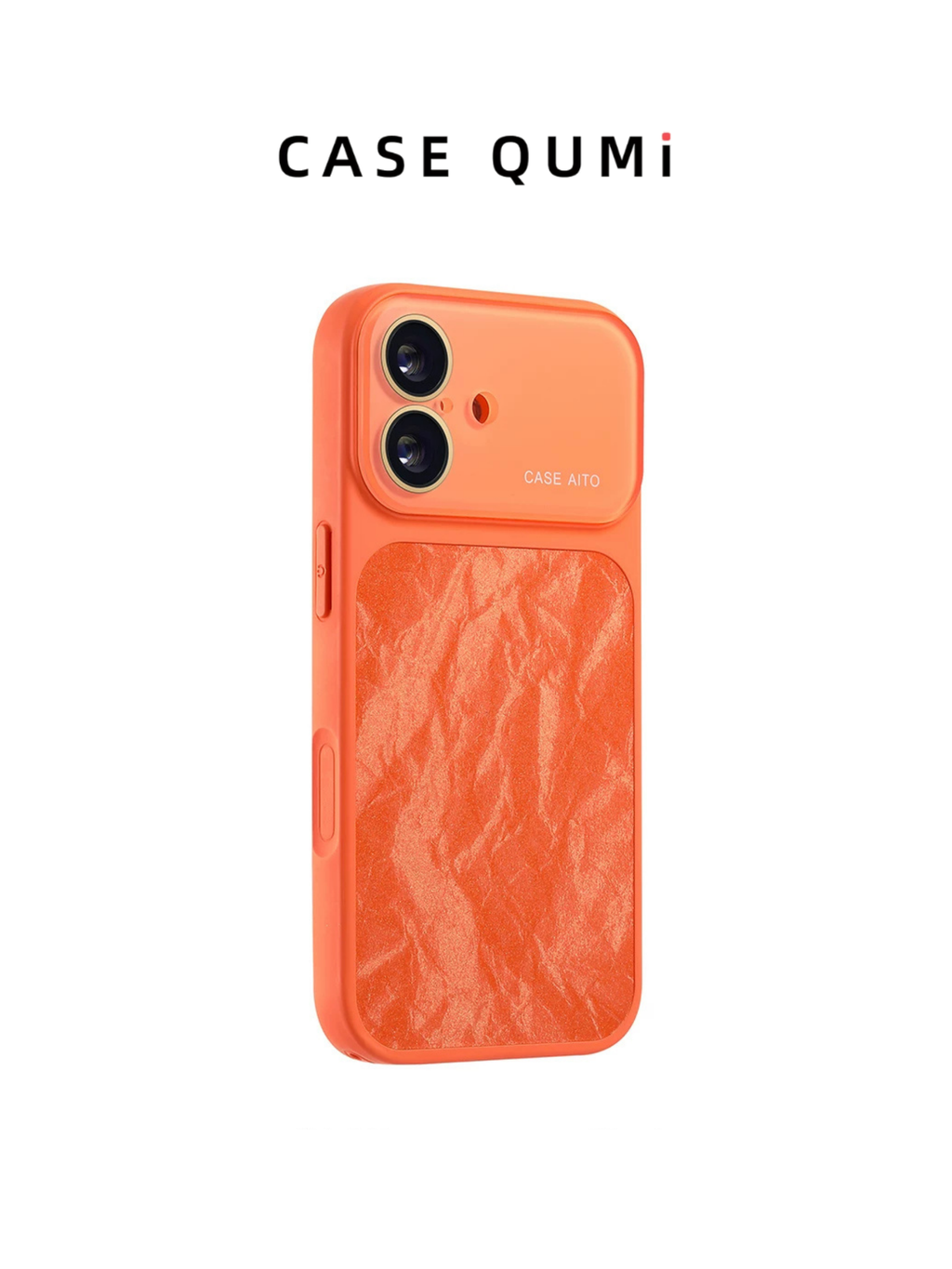 Husă iPhone cu Design Texturat și Protecție Magnetică a Lentilei