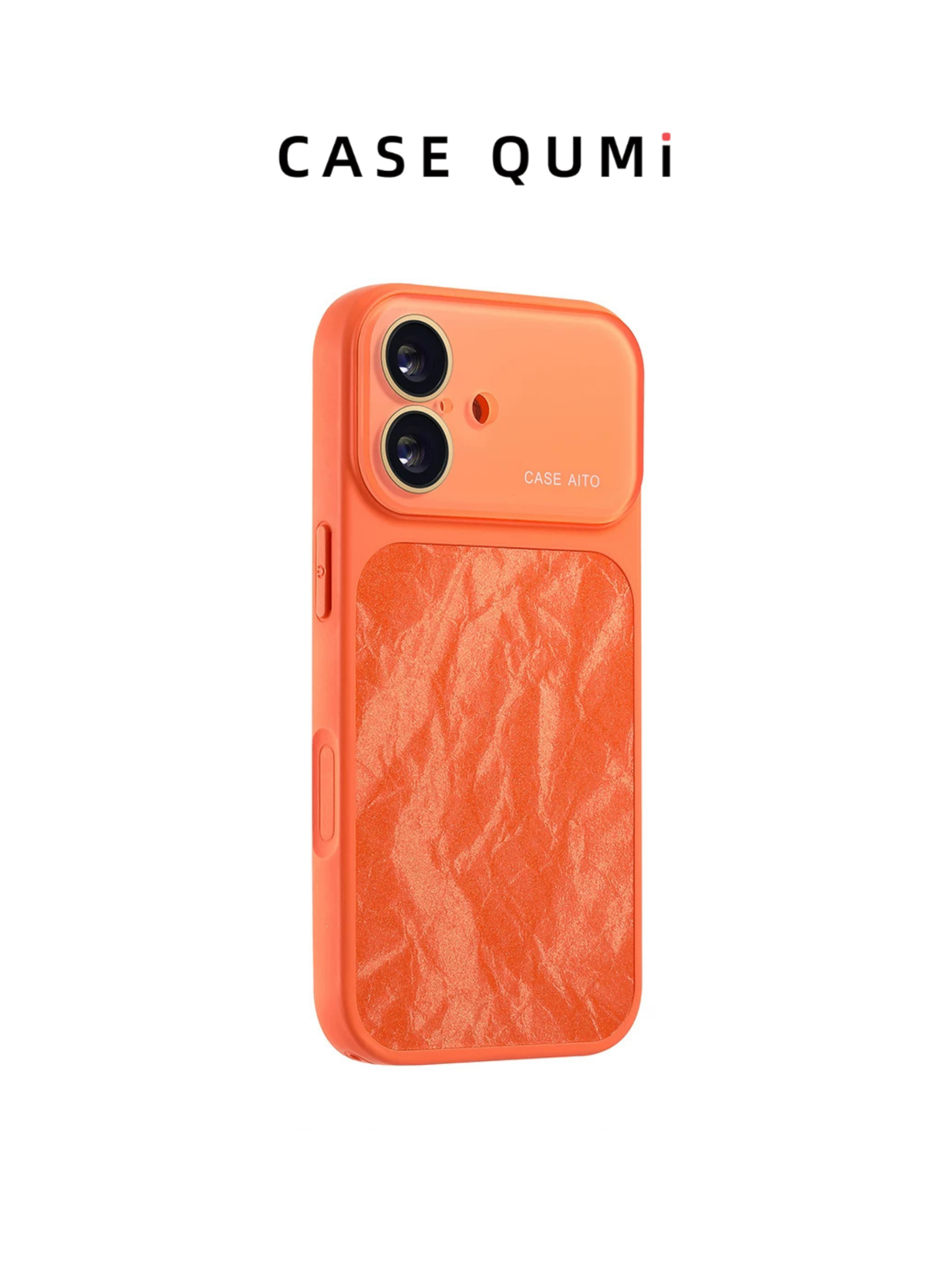 Husă iPhone cu Design Texturat și Protecție Magnetică a Lentilei