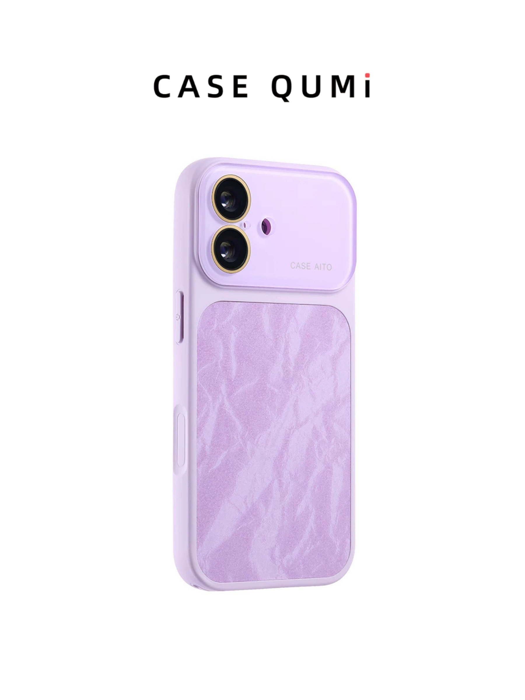 Husă iPhone cu Design Texturat și Protecție Magnetică a Lentilei