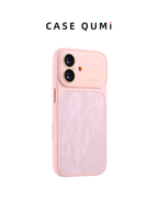 Husă iPhone cu Design Texturat și Protecție Magnetică a Lentilei