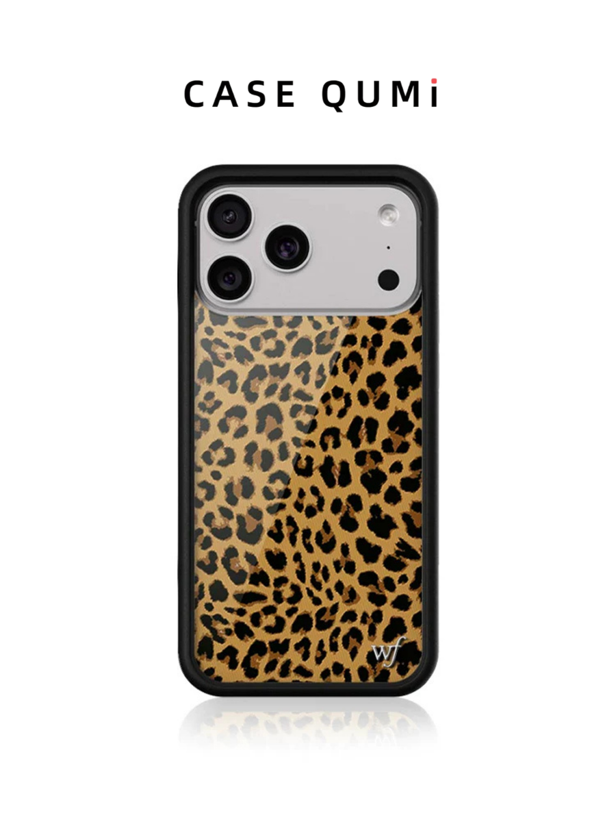 Orijinal Wildflower Leopar Desenli MagSafe iPhone Kılıfı