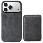 Heltra Premium Alcantara Kılıf ve MagSafe Cüzdan Seti