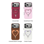 Design suport LoveFrame în formă de inimă - Caramel portocaliu cald