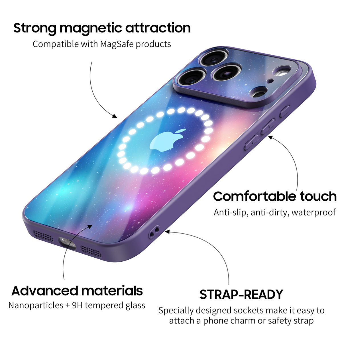 Kozmik Toz | iPhone Serisi Darbeye Dayanıklı Koruyucu Kılıf