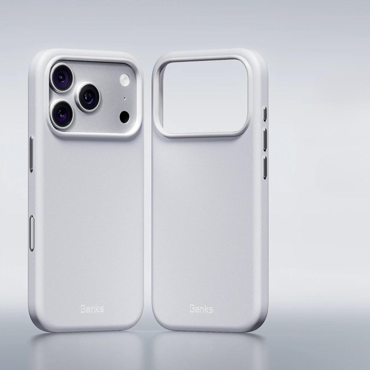 Benks Elegant Q2 Mor Magsafe Deri iPhone Kılıfı
