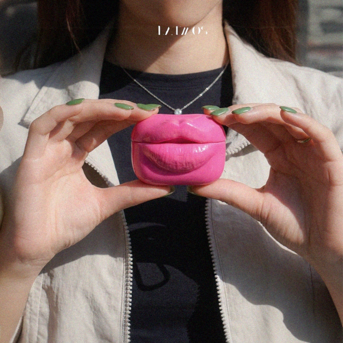 Latmos Barbie Pink Lips AirPods Kılıfı