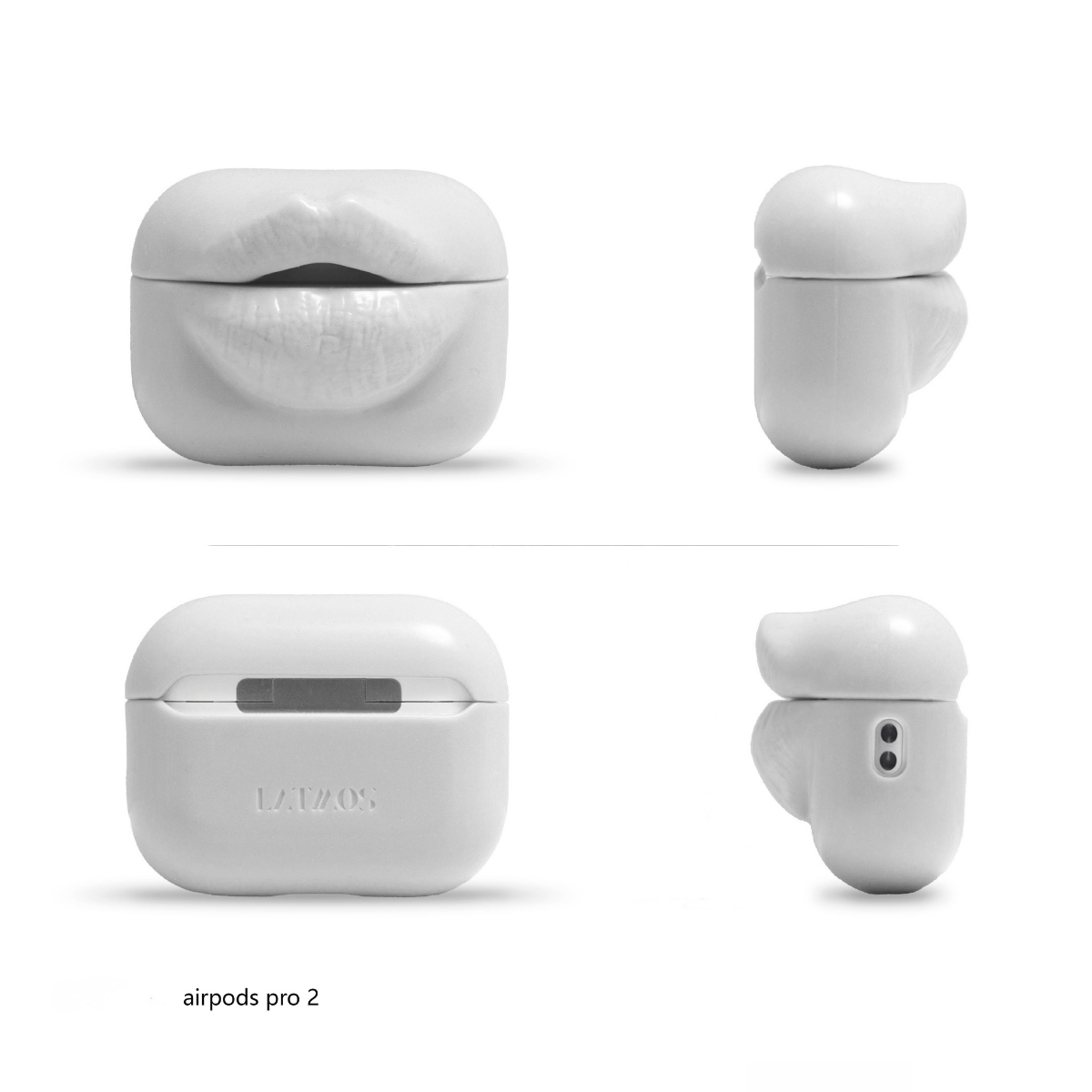 Latmos Moonlight White Lips AirPods Kılıfı