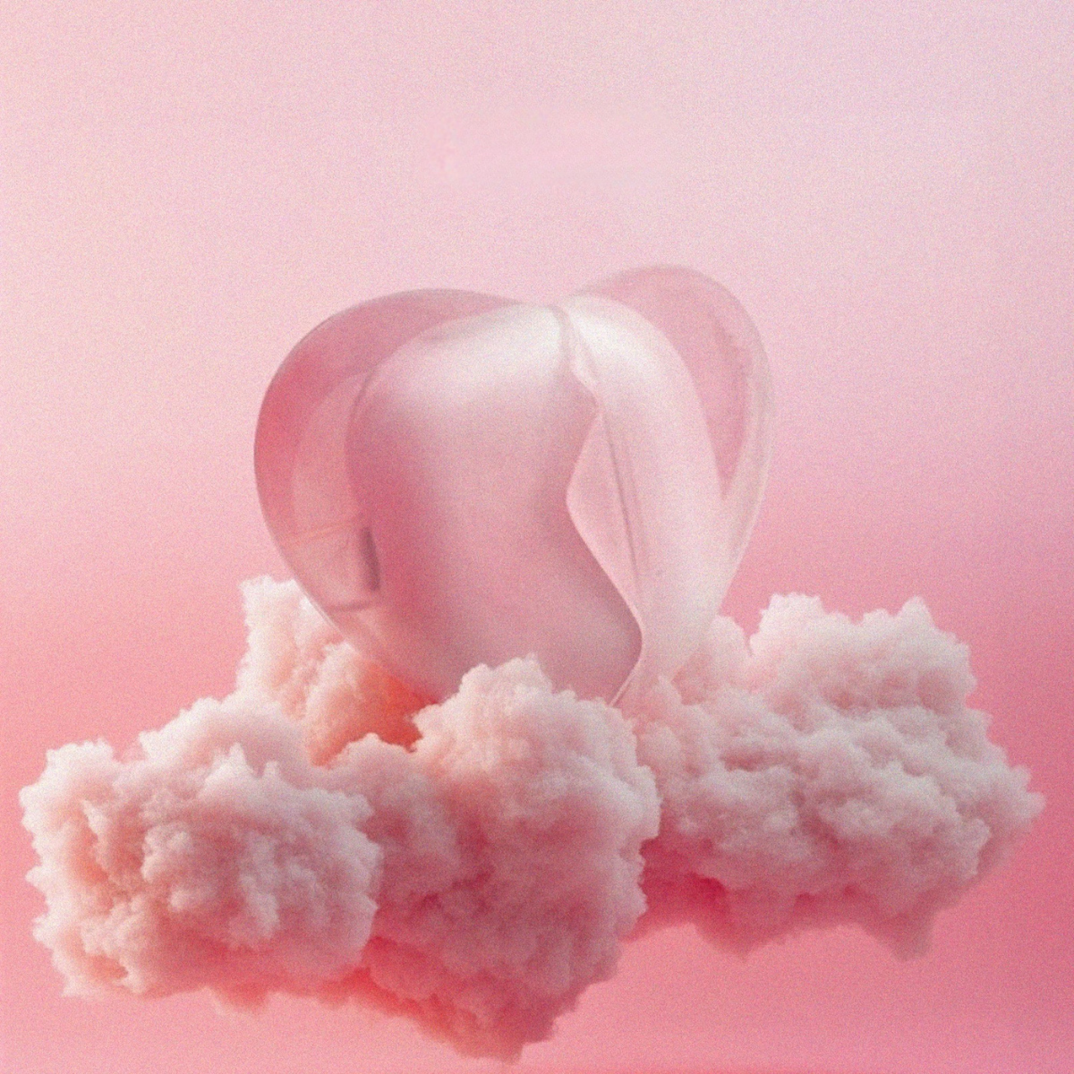 Latmos Broken Heart Şeffaf AirPods Kılıfı