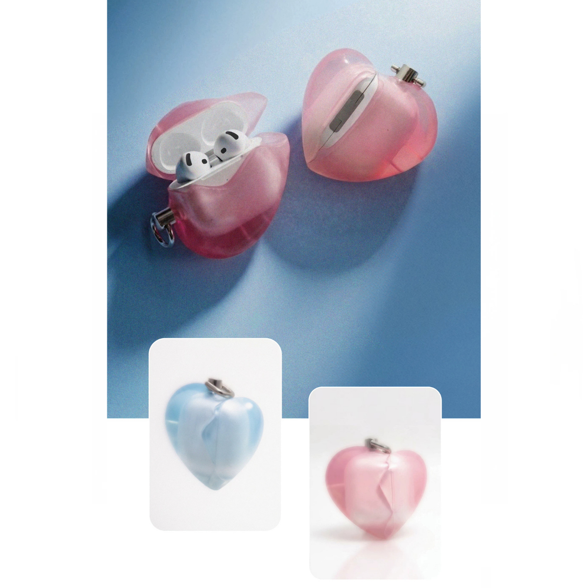 Latmos Broken Heart Pembe AirPods Kılıfı