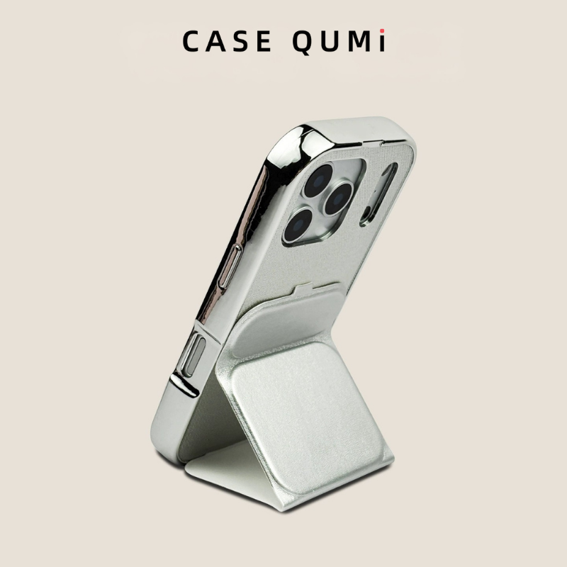 Kapaklı Katlanır Stand İphone Kılıfı