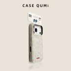 Pink Striped Pattern Velvet iPhone Case