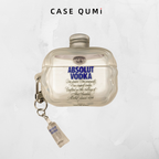 3D Bottle Design Transparent AirPods Case