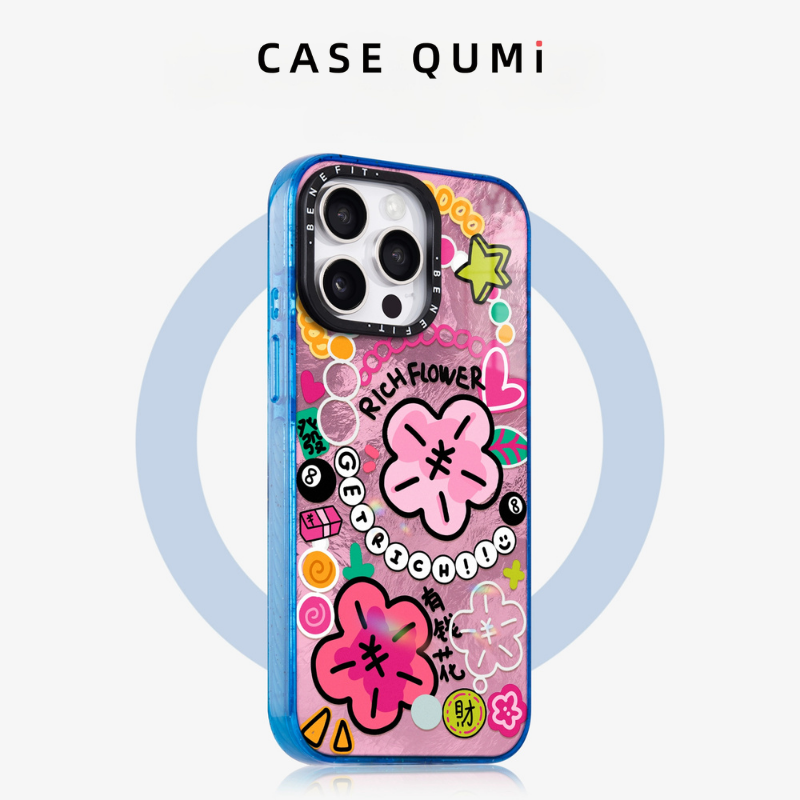 Benefit Pembe Rich Flowers İphone Kılıfı