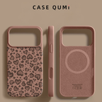 Carcasă de protecție pentru iPhone Magsafe din silicon cu imprimeu de leopard