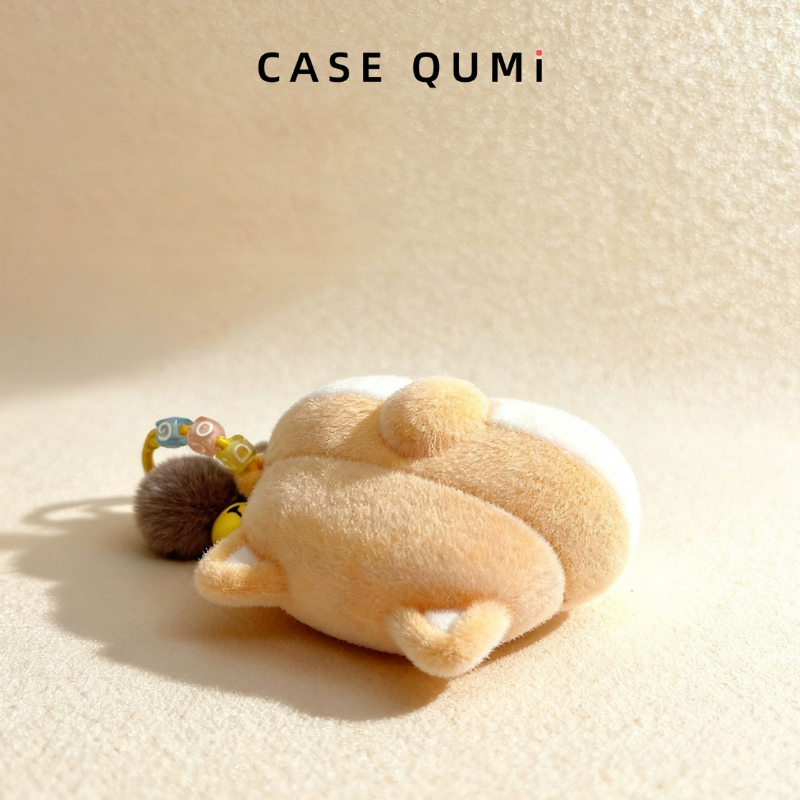 Peluş Kedi Kuyruk Tasarımlı AirPods Kılıfı