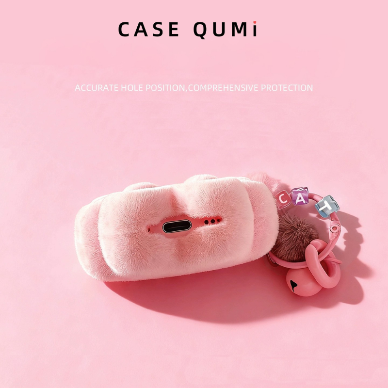 Peluş Kedi Pati Tasarımlı AirPods Kılıfı