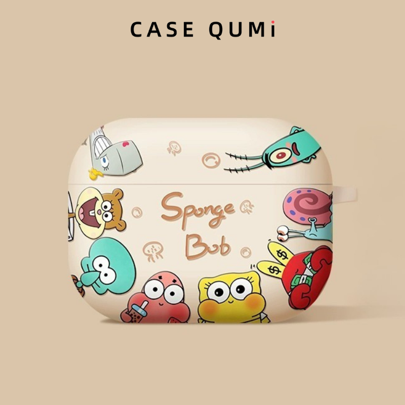Sünger Bob Tasarım Airpods Kılıfı