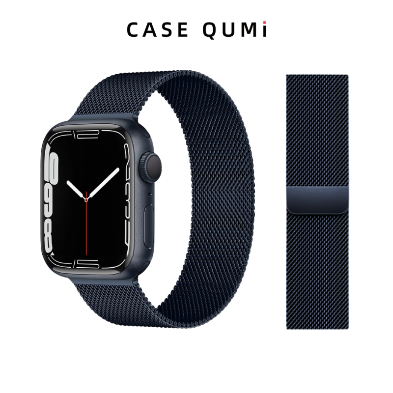 Apple Watch Metal Manyetik Kordon -Milano Loop Gece Yarısı